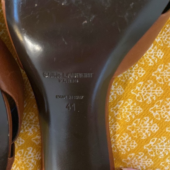 Saint Laurent Bianca heeled mule sandals - Picture 5 of 6